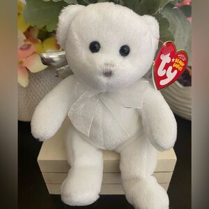 🆕🎄 RETIRED RARE TY BEANIE BABY CRACKER BARREL EXCLUSIVE BEAR “JUBILANT”. MWMT!